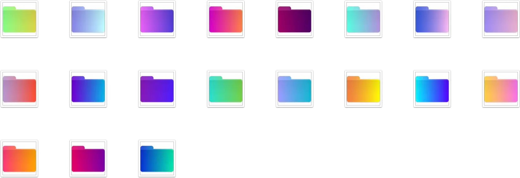 Icon Folder Set Transparent Background Folder Mac Icons