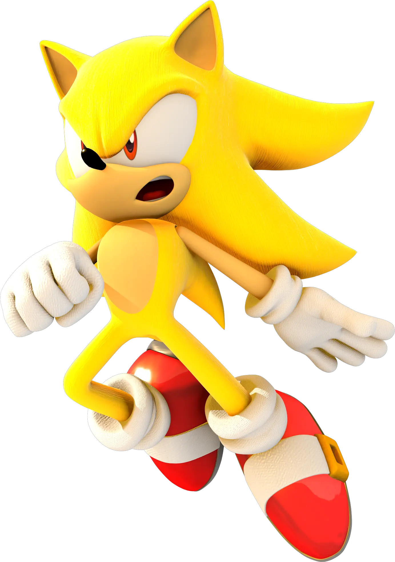 Transparent Sonic Super Sonic