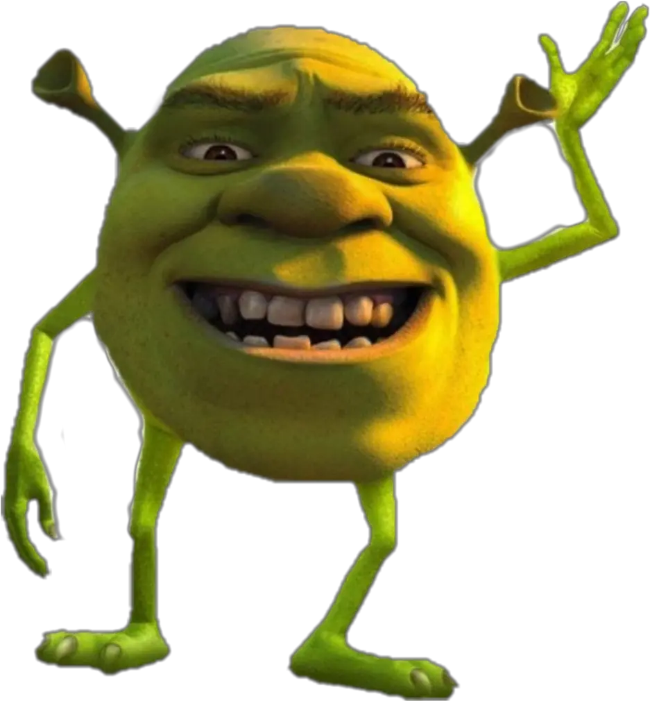 Sherk Sticker Shrek Mike Wazowski Meme