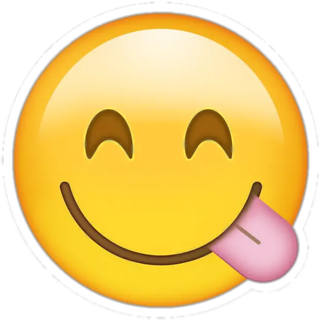 emoji tongue smiley smile Emoji Icons Transparent Background Emoji Png