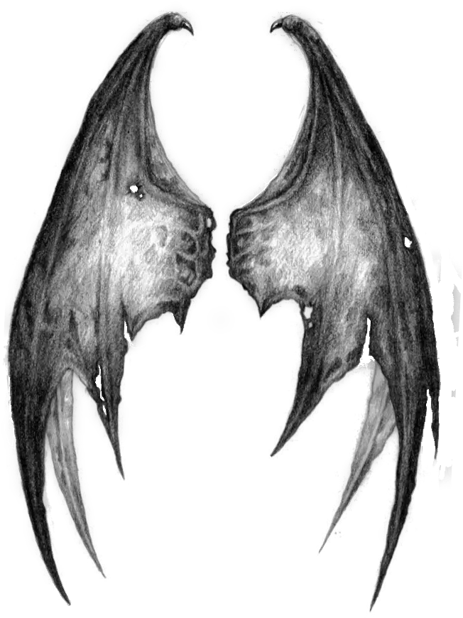 stickergang wings demon dragon angel whoknows Transparent Demon Wings Png