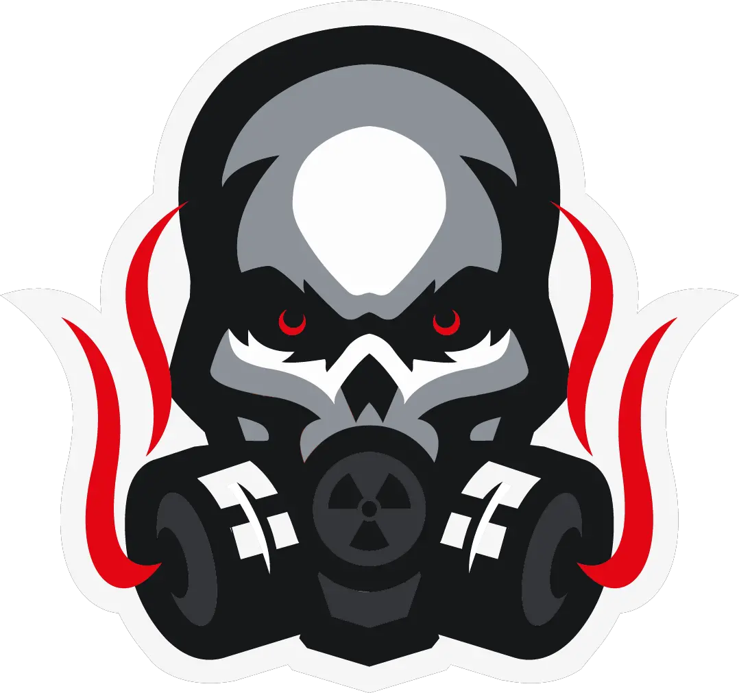 Skull Gas Mask Png -gaming Skull Logo Transparent