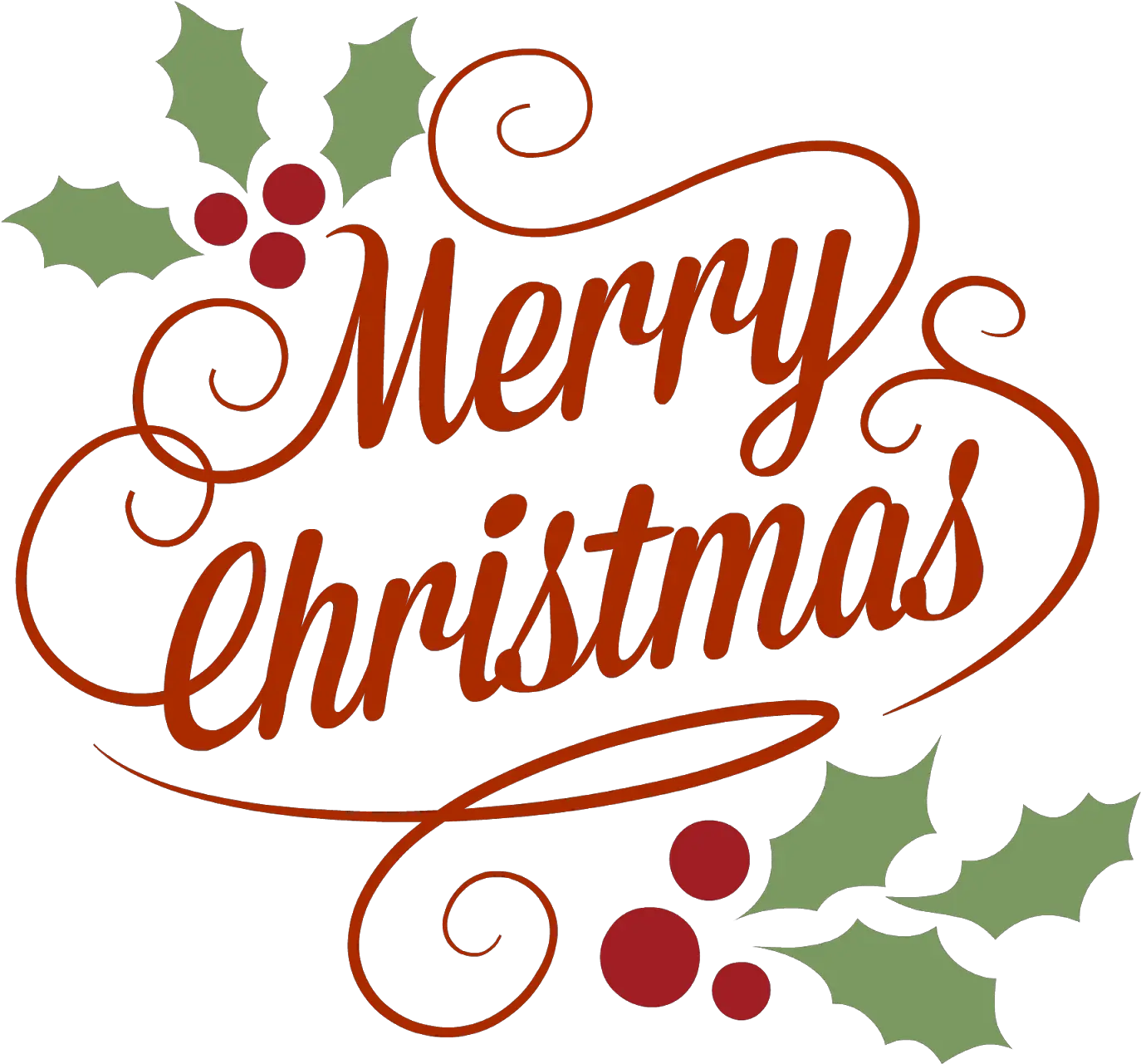 Merry Christmas Vector Png