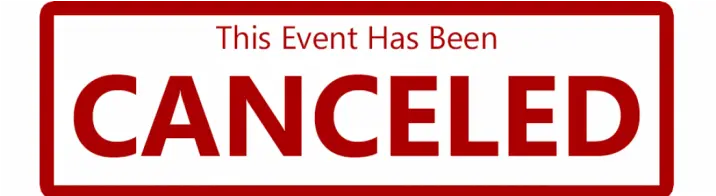 Event Transparent Png Canceled