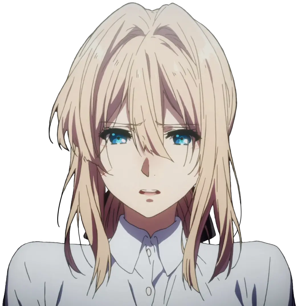 Transparent Violet Evergarden Png Violet On Evergarden Expression Face