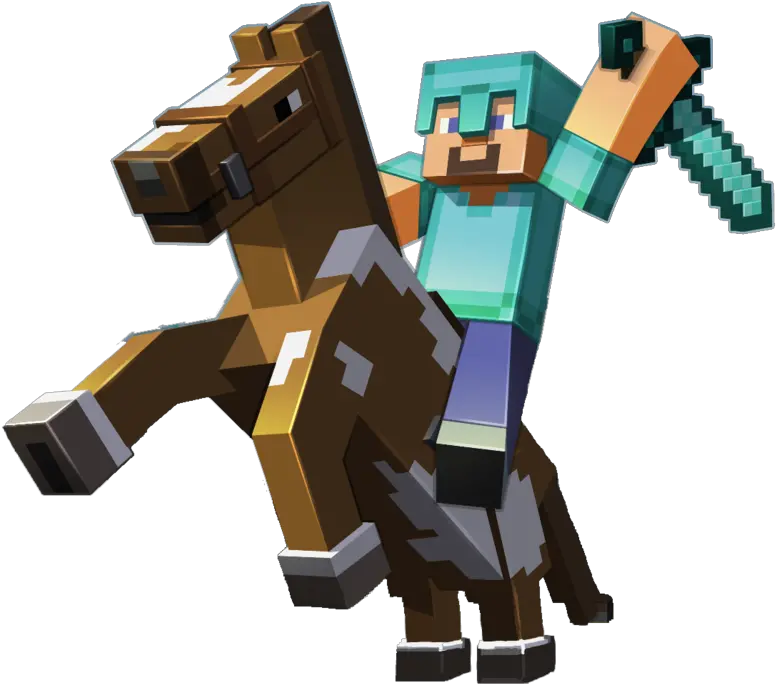 Story Toy Lego Pocket Edition Mode Minecraft Minecraft Steve On Horse