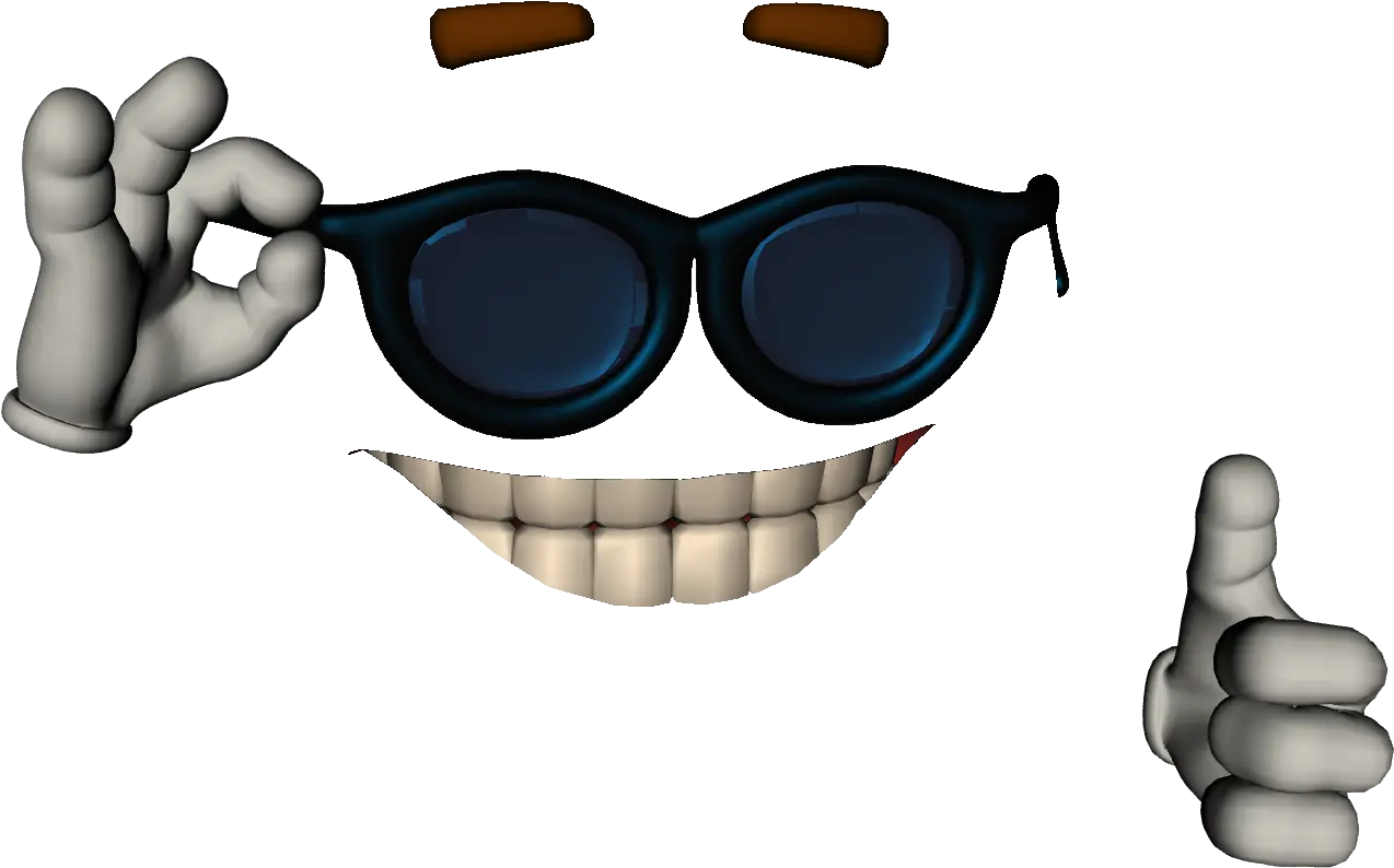 Meme Sunglasses Png Sunglasses Thumbs Up Png