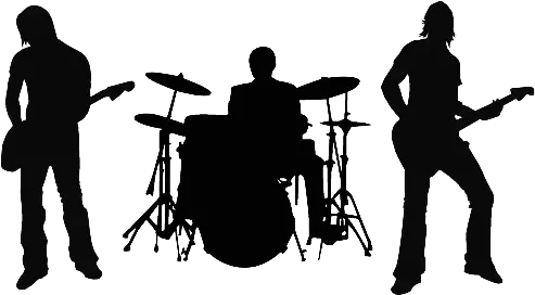 Rock Band Silhouette Png