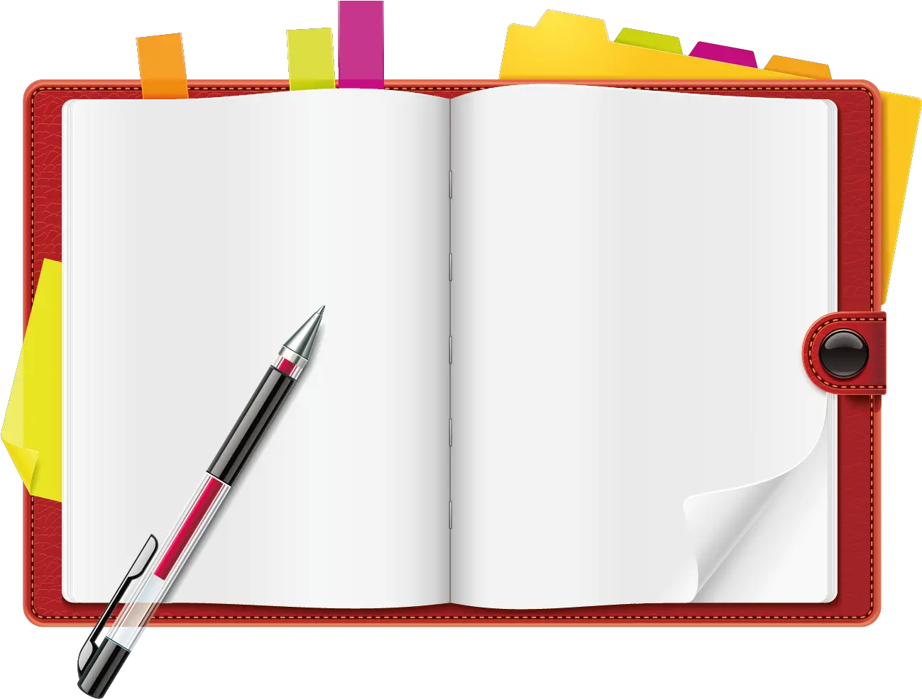 Notebook Png Transparent Picture Transparent Background Notepad And Pen Png