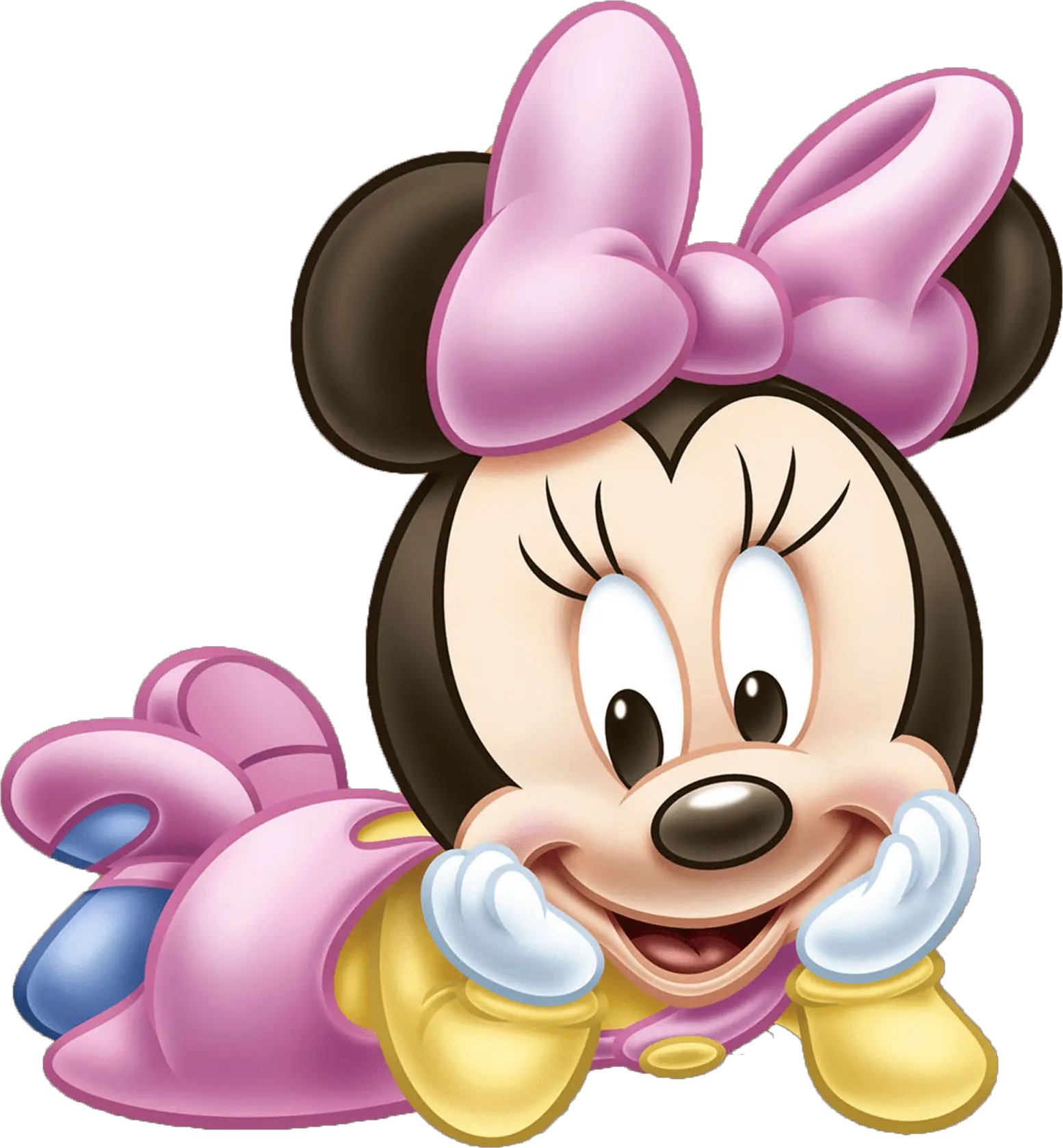 mq pink minnie minniemouse disney baby Baby Minnie Mouse Png