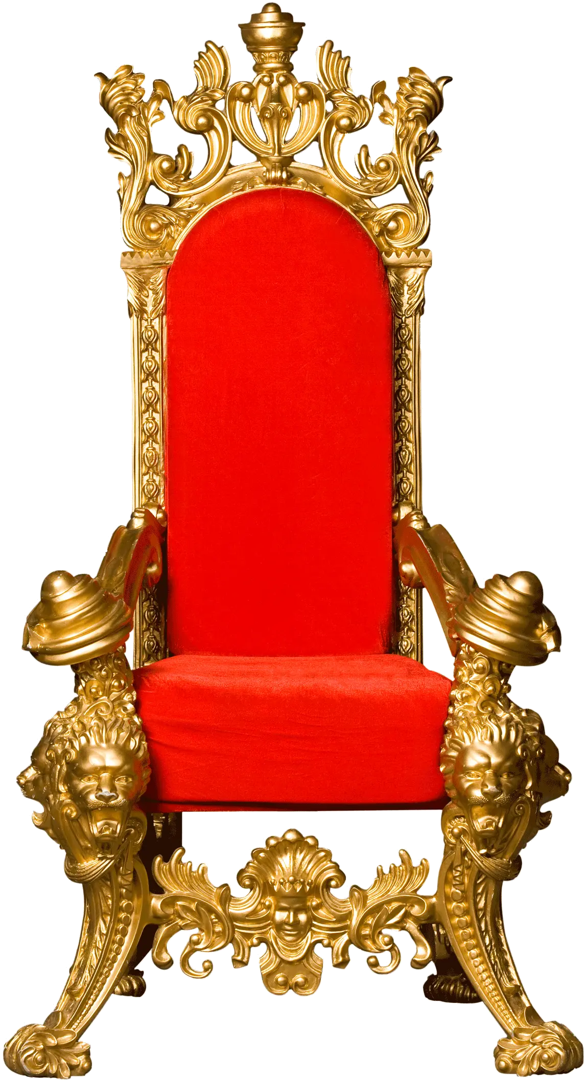 natalya040 royal chair gold red freetoedit Clipart Throne
