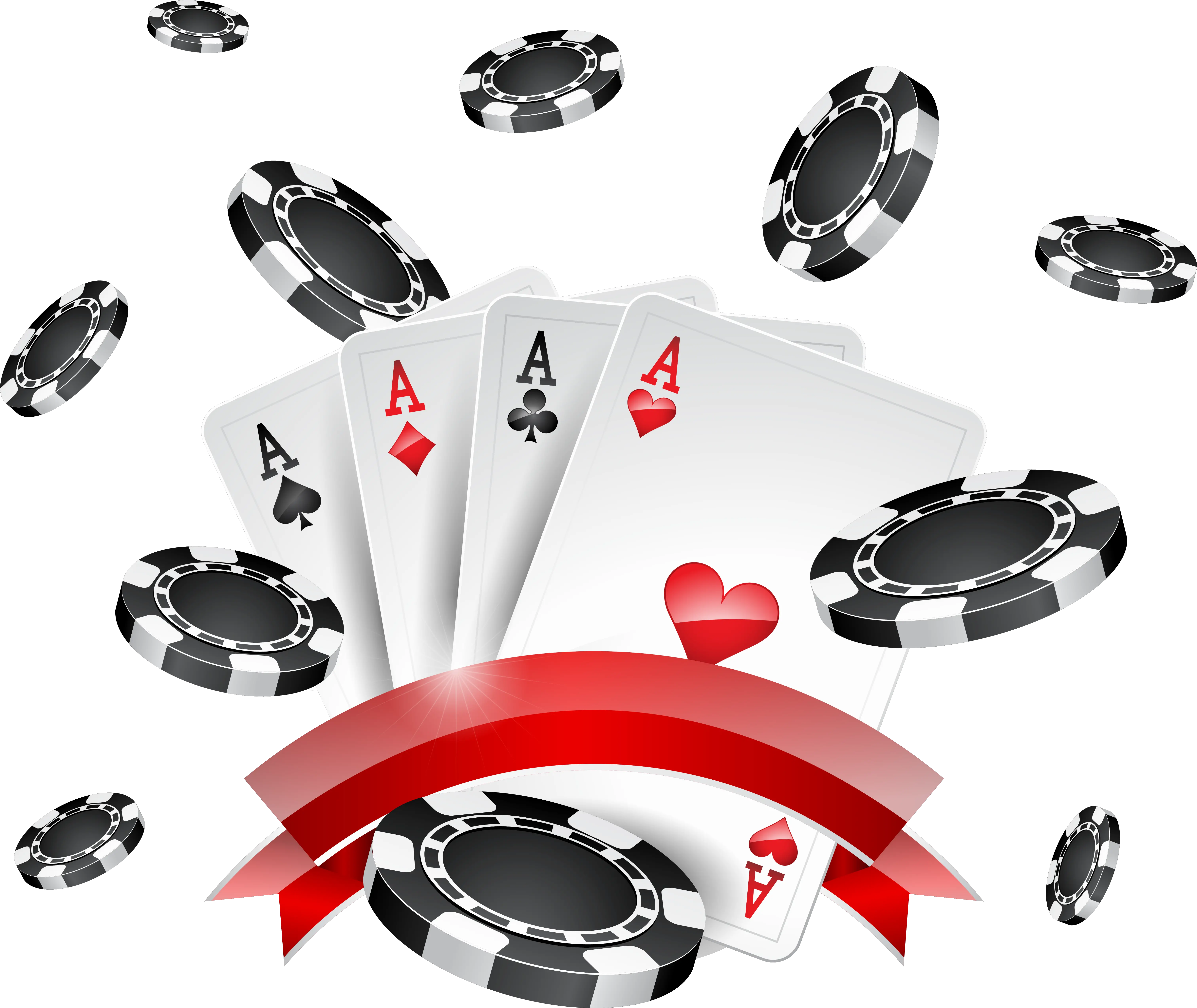 Casino Chips And Cards Decoration Png Clip Art Chips Casino Png