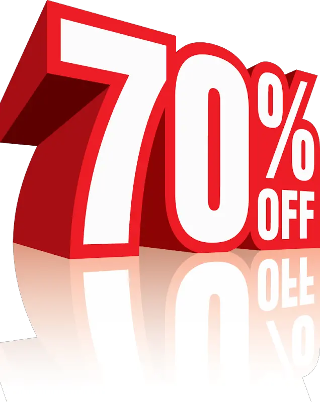 Up To 70% Off Png