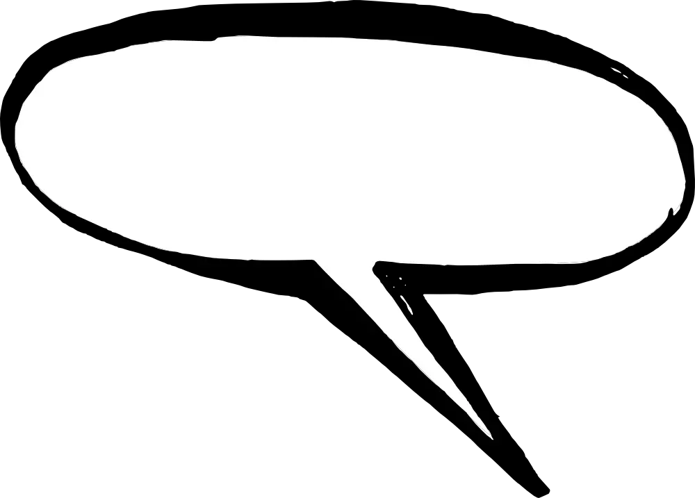 50 Hand Drawn Comic Speech Bubbles Vector Hand Drawn Speech Bubble Transparent Background