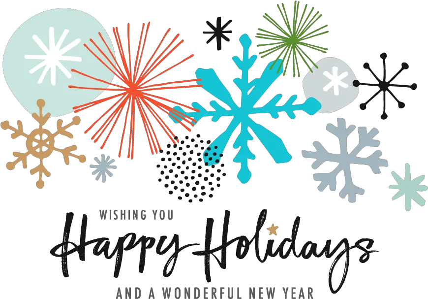 Happy Holidays Wishes Clipart