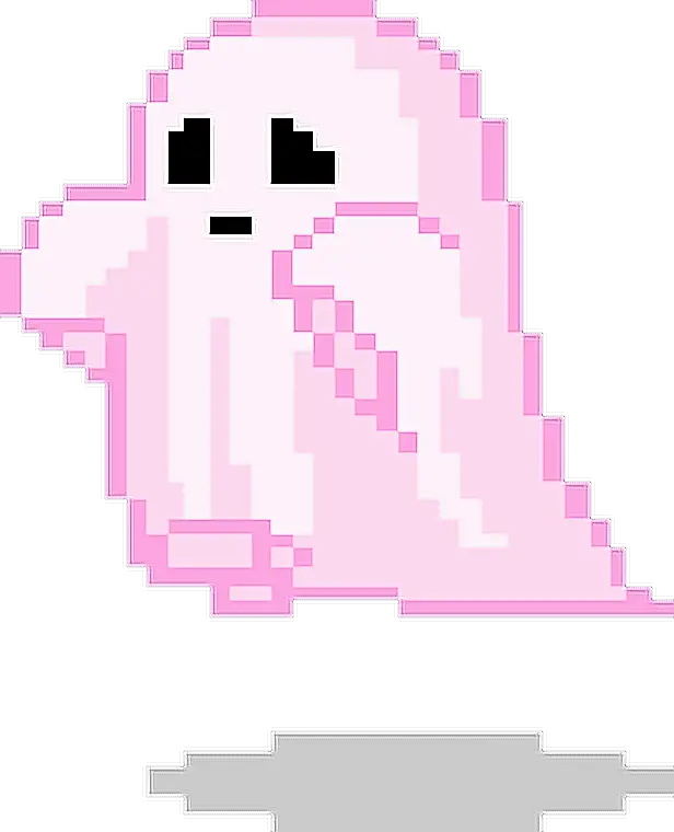 pixel kawaii cute pink aesthetic ghost freetoedit Halloween Dancing Ghost Gif