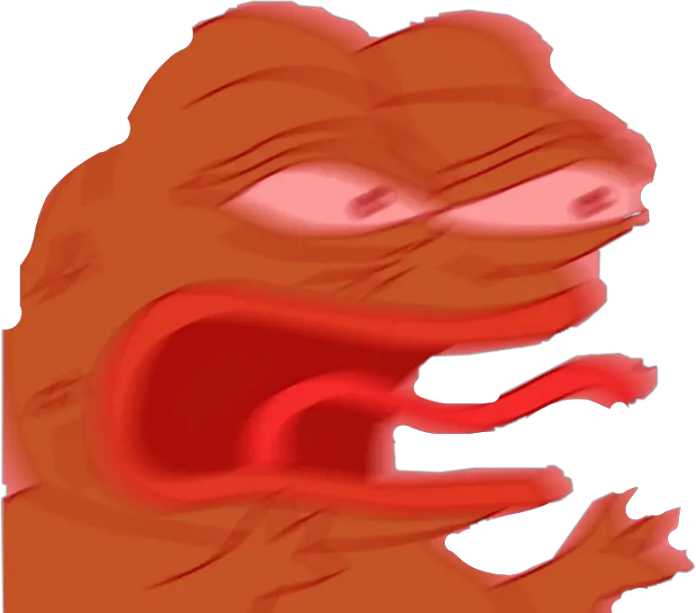 Kristengay Reee Pepe Triggered Freetoedit Png Triggered Pepe Rage Png