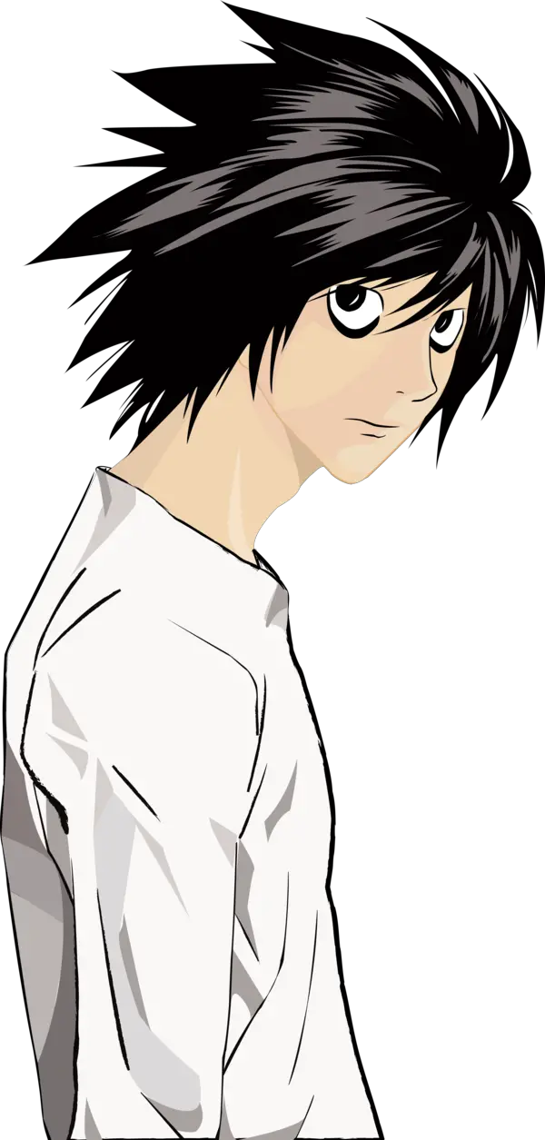 L Death Note Vector Death Note L Manga