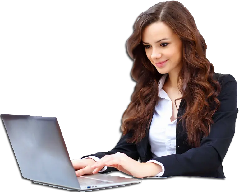 Laptop With Girls Png