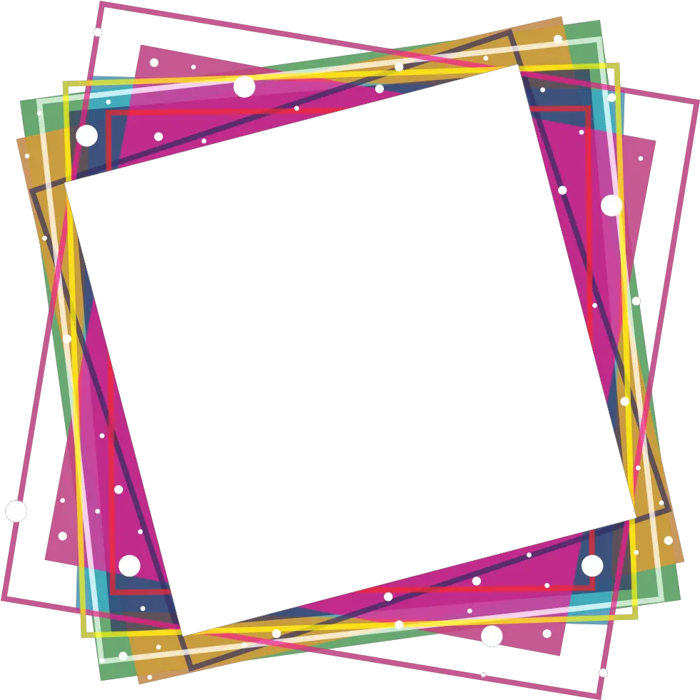 Colorful Frames Png Colorful Overlays For Editing