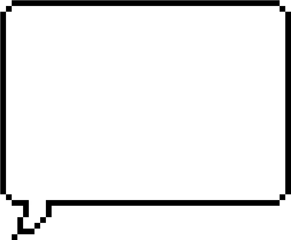 Ok Pixel Speech Bubble Pixel Chat Bubble Png