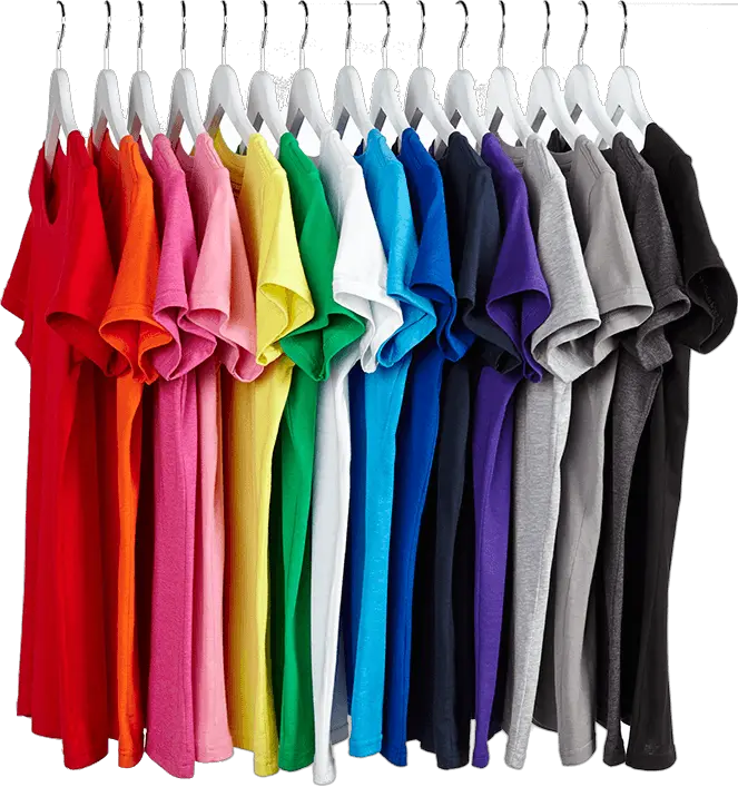 Private Label T-shirt Manufacturer T Shirts On Hangers Png