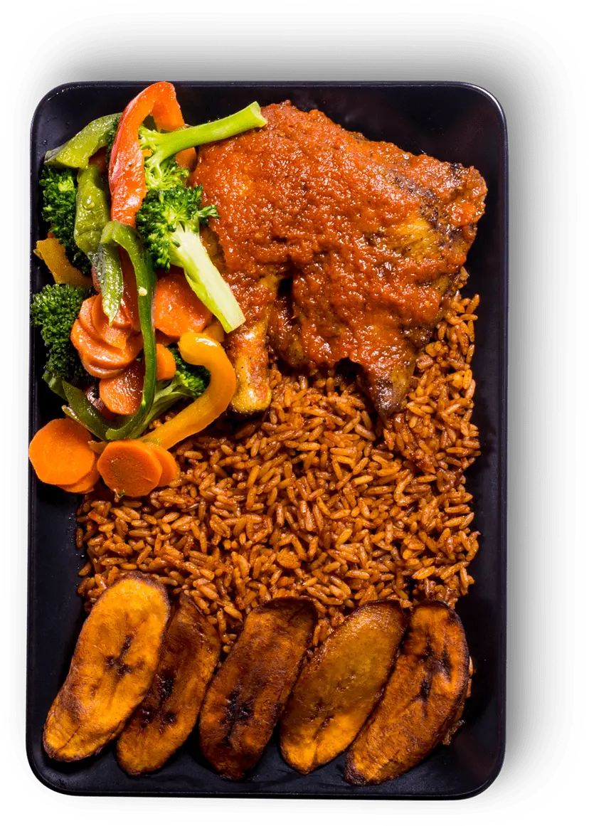 Jollof Rice And Chicken Png