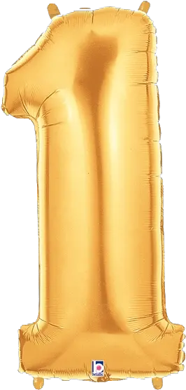 Gold Number 1 Foil Balloon Numbers Balloon Gold 1