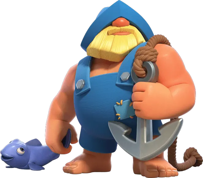 Fisherman From Clash Royale