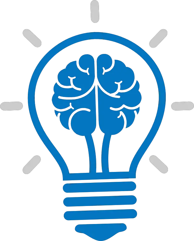 Light Brain Incandescent Bulb Cartoon Icon Clipart Smart Brain Light Png