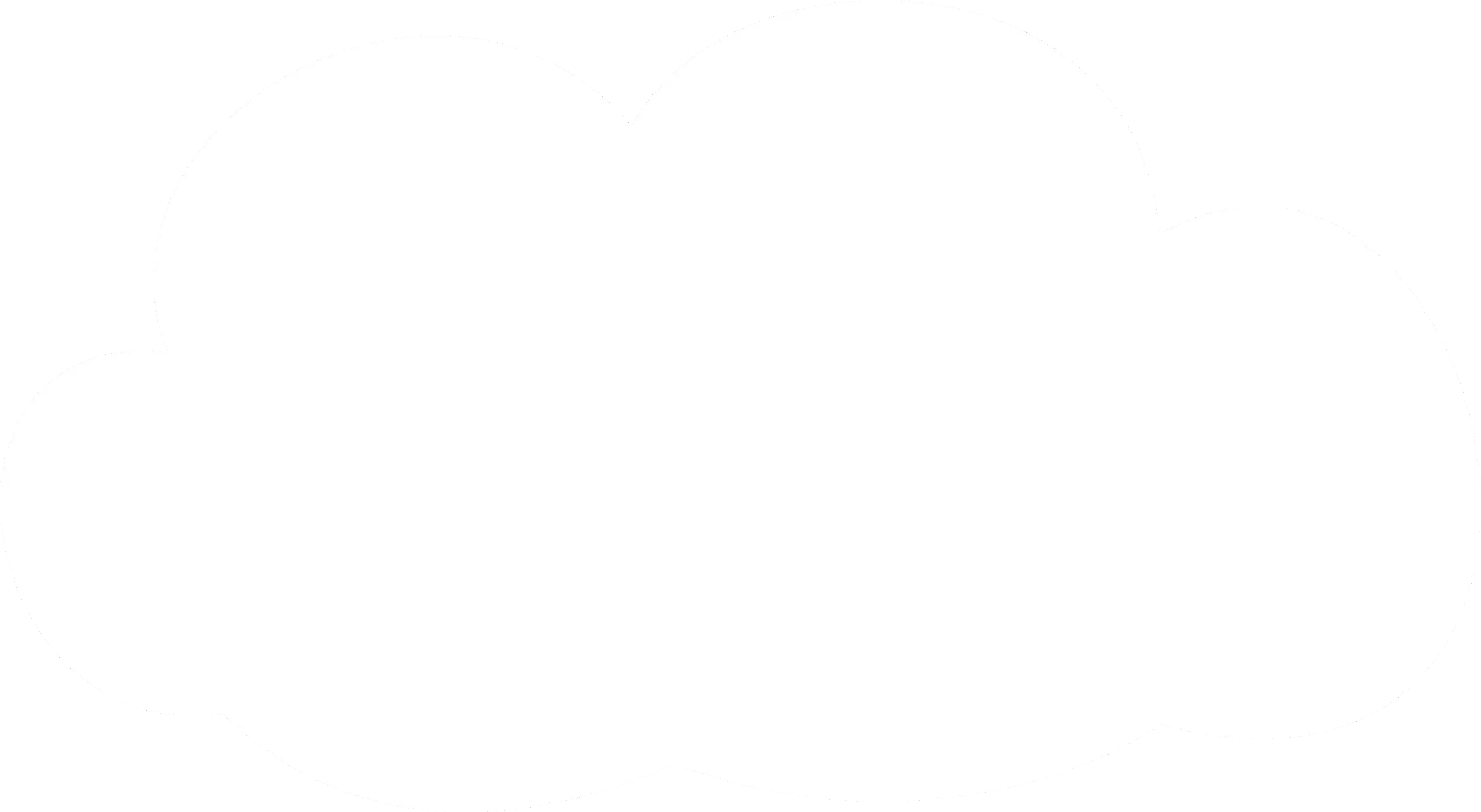 White Clouds Png Labels Shapes White