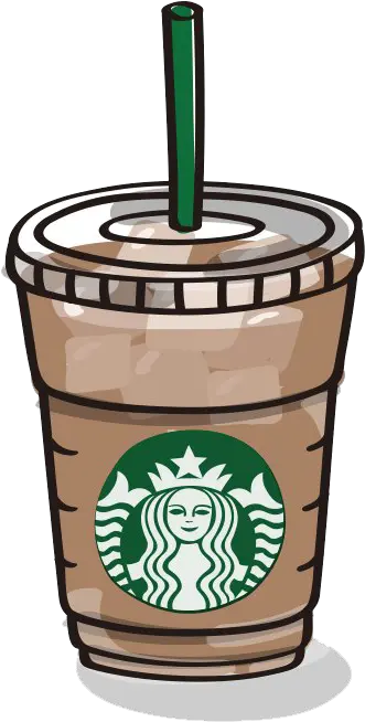 Coffee Starbucks Drawing Cup Frappuccino Starbucks Clipart