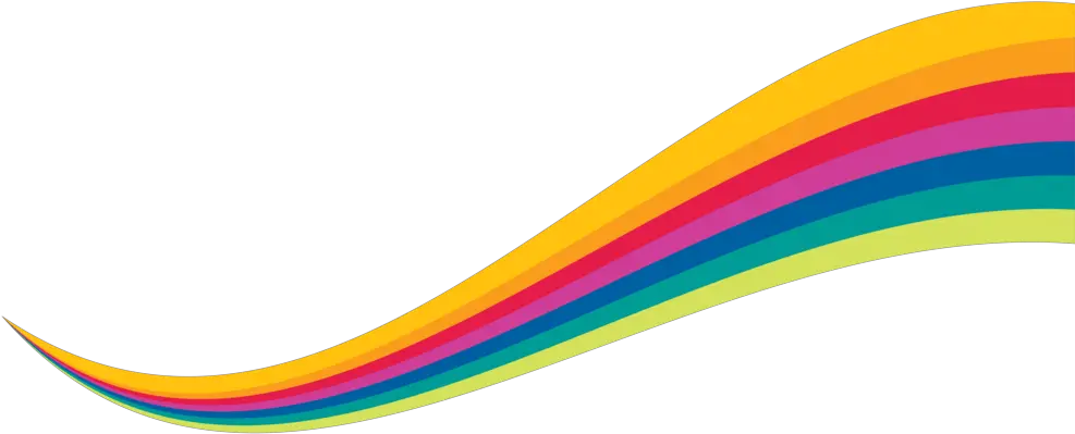 Online Rainbow Colours Graphic Design