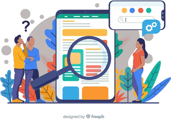 Seo Agency In Jaipur Search Illustration