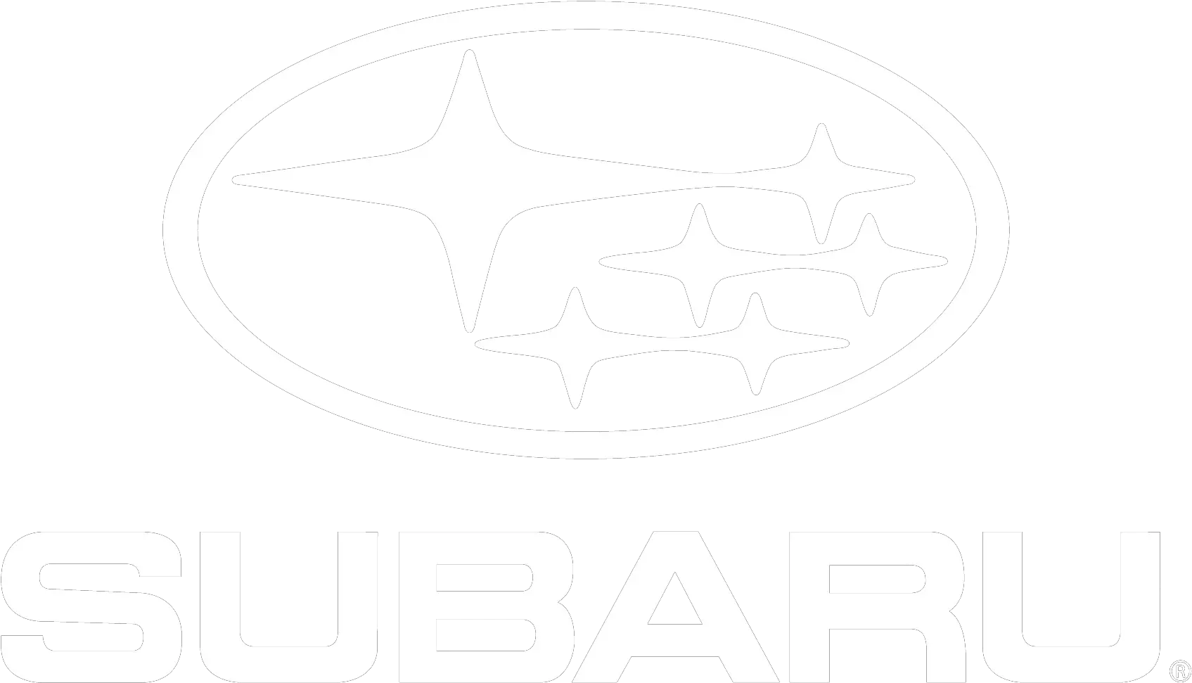 Transparent Background Subaru Logo White