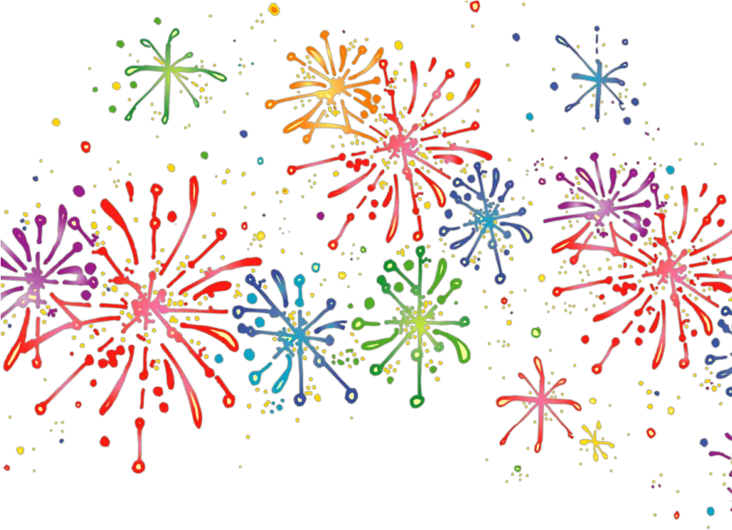 Firework Clipart Transparent Background Transparent Background Fireworks Clipart