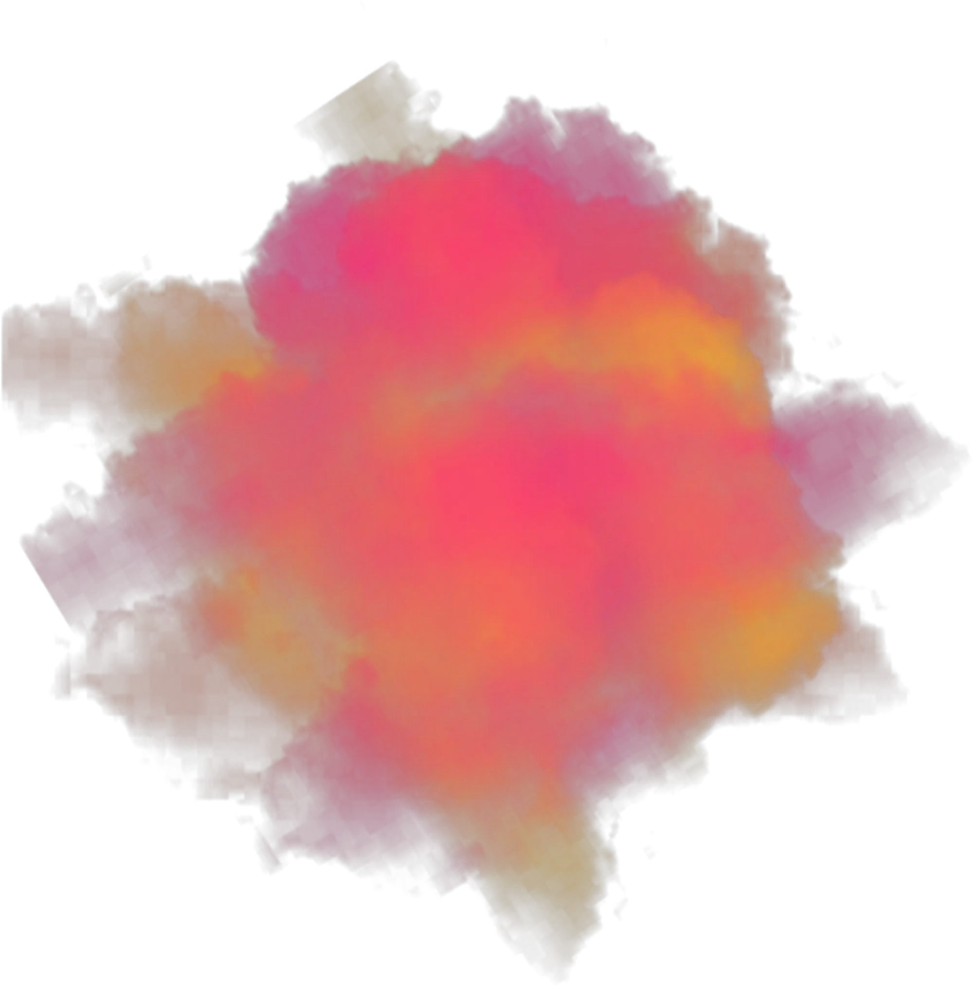 ftestickers smoke mist clouds aesthetic colorful Watercolor Paint
