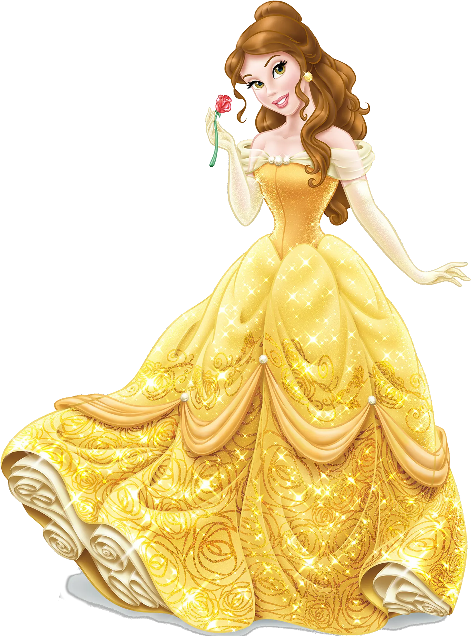 And Beauty Ariel Belle Cinderella Jasmine Beast Clipart Disney Princess Belle