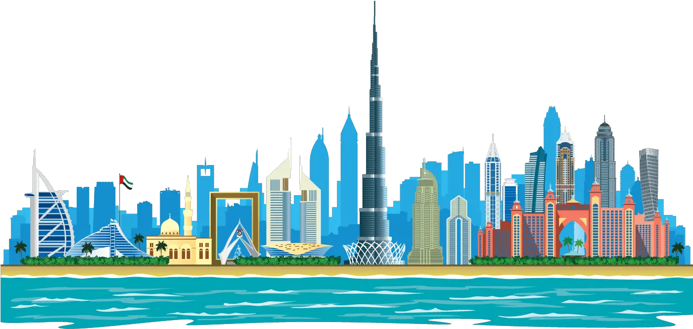 Illustration Guide Pratique Dubai Dubai