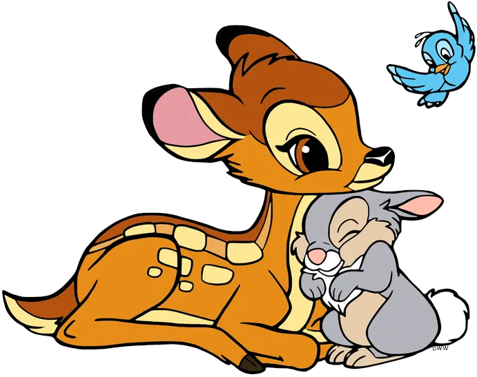 Bambi And Thumper Coloring Pages