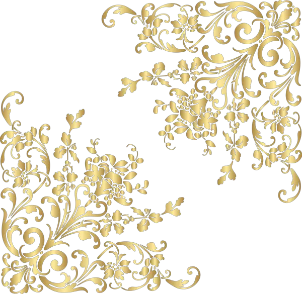 Transparent Gold Sparkle Clipart Transparent Gold Corner Frame Png