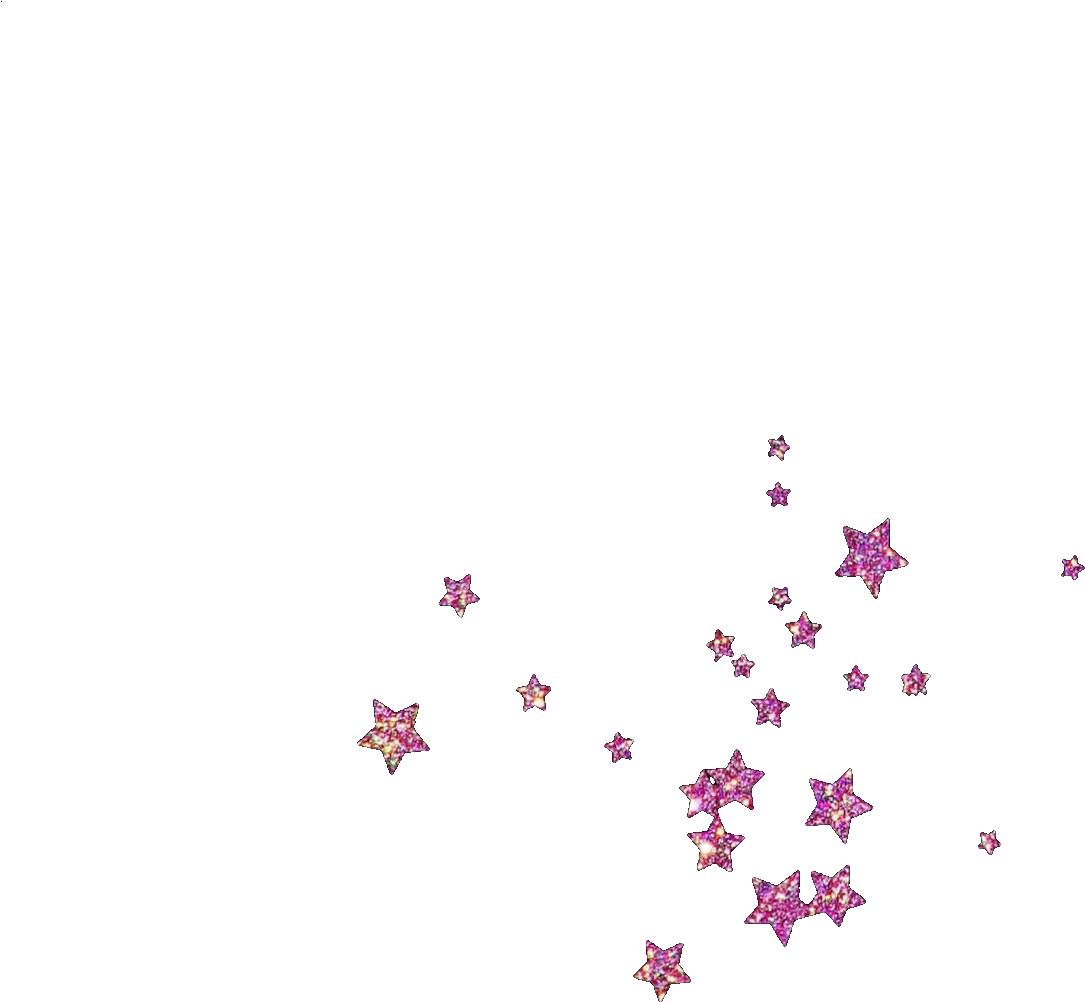 Cute Pink Stars Pink Sparkle Star Png