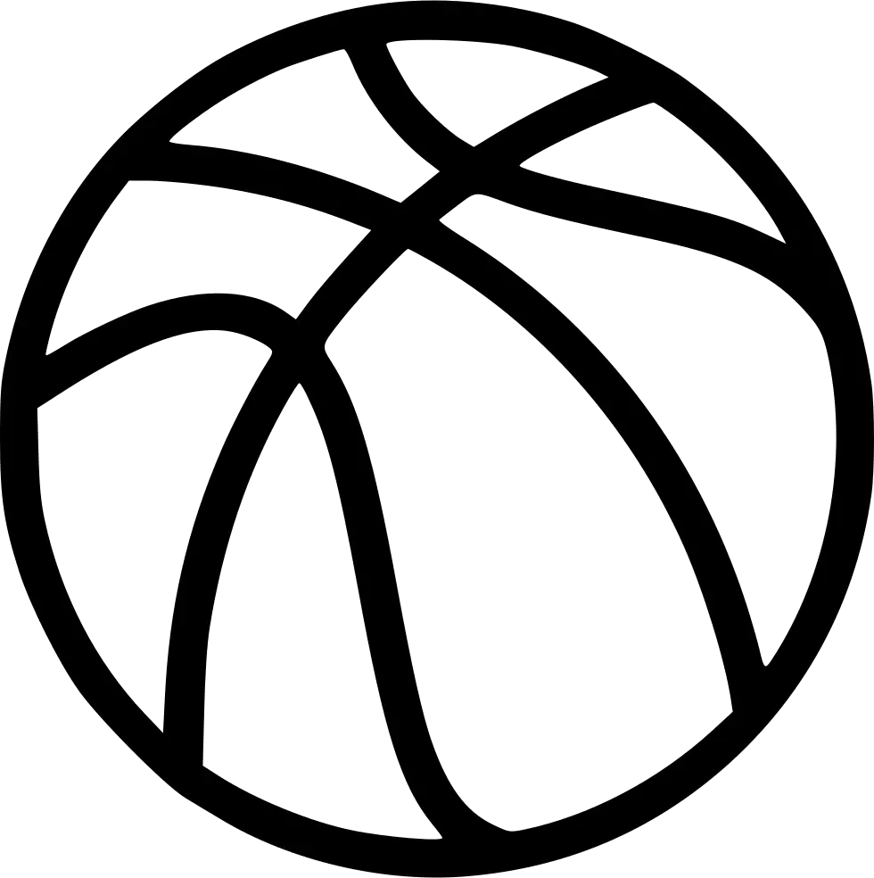 Png Basketball Black And White Basketball Icon Png