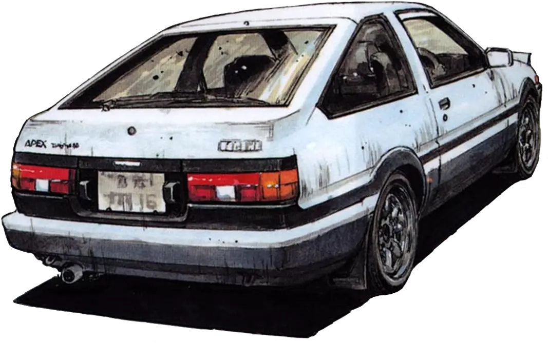 Transparent Initial D Ae86 Hachiroku Initial D Ae86 Transparent