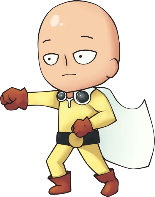 Transparent Saitama One Punch Man Png One Punch Man Chibi