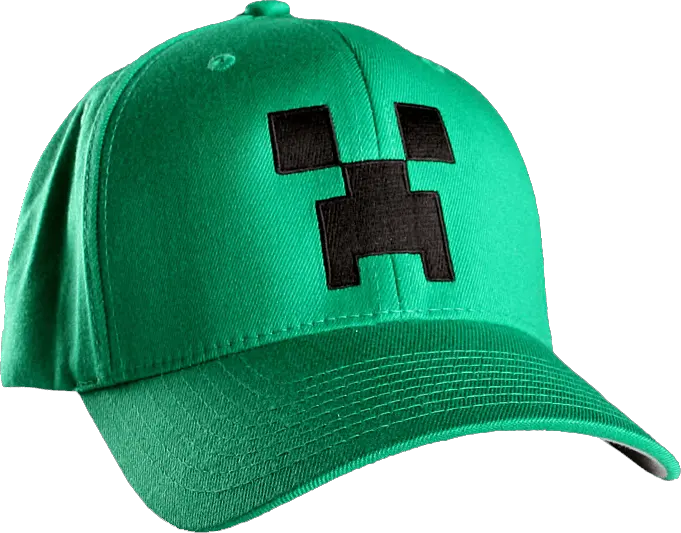 Great Hat Transparent Minecraft Creeper Hat