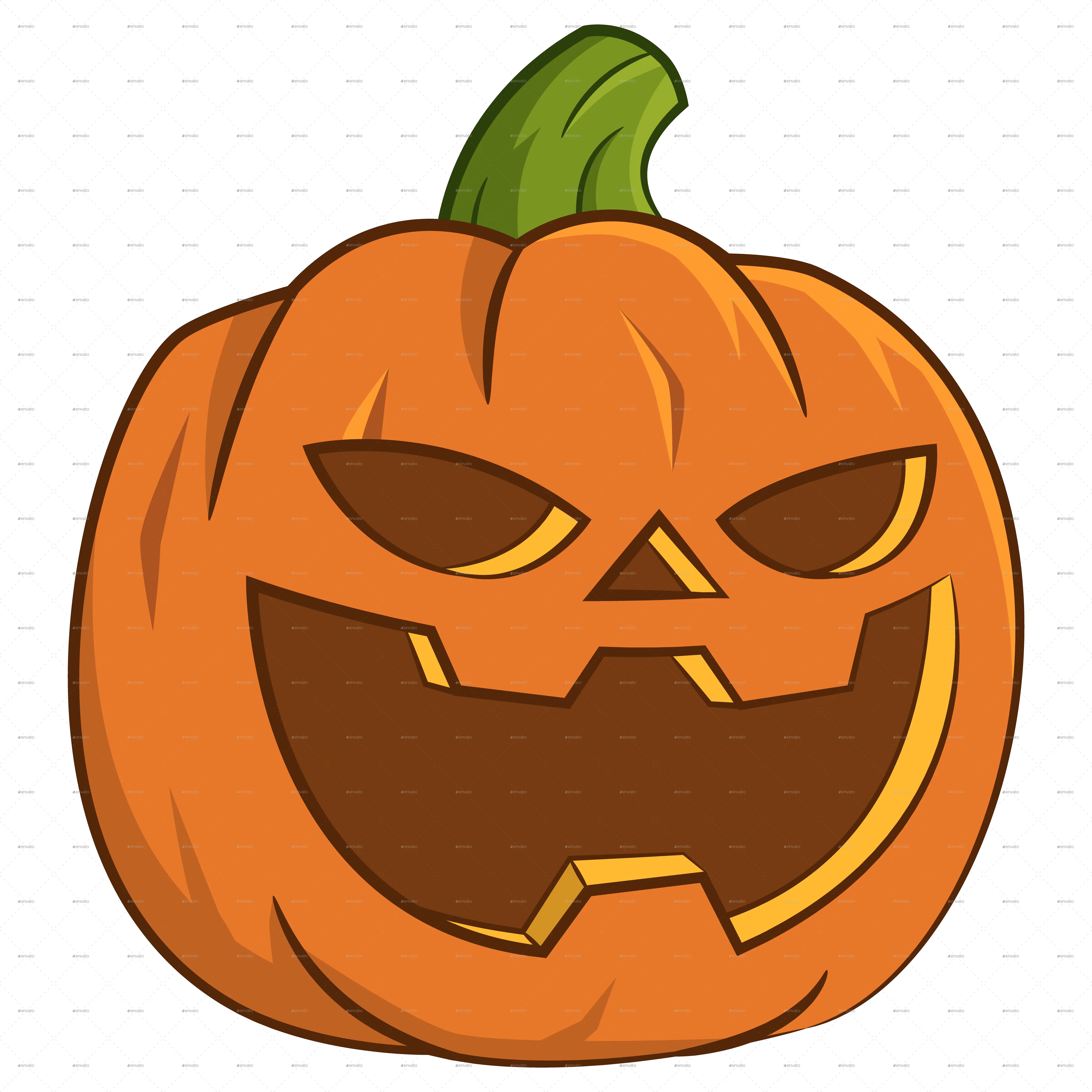 Cartoon Pumpkin Png Halloween Cartoon Pumpkin