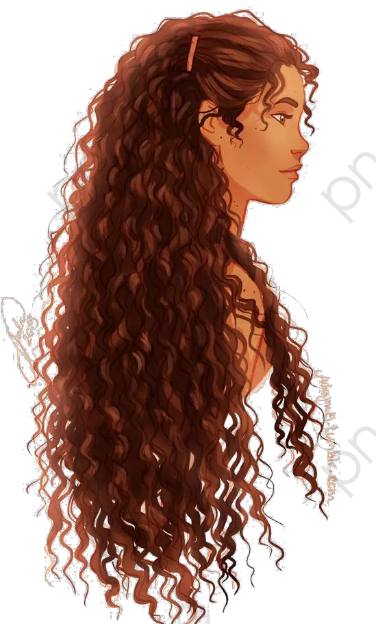 Curly Hair Girl