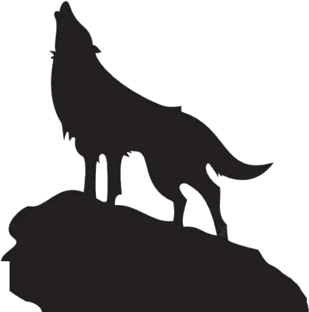 Howling Wolf Silhouette Png Vector Wolf Howling Clipart