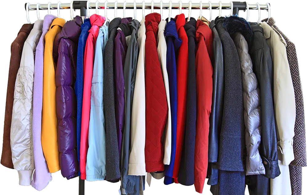 An Assortment Of Coats Coat Rack With Coats